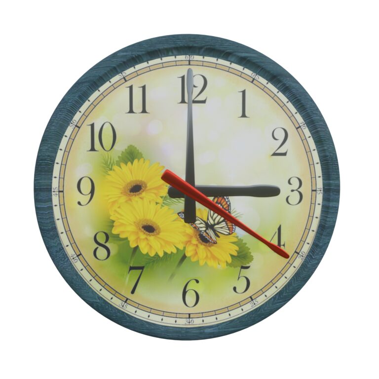 Wall clock (370275), 3d model 1