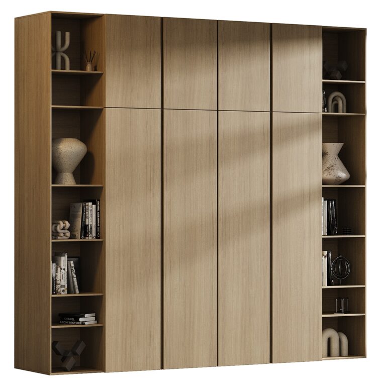 Wardrobe cabinet 007 (370415), 3d model 1