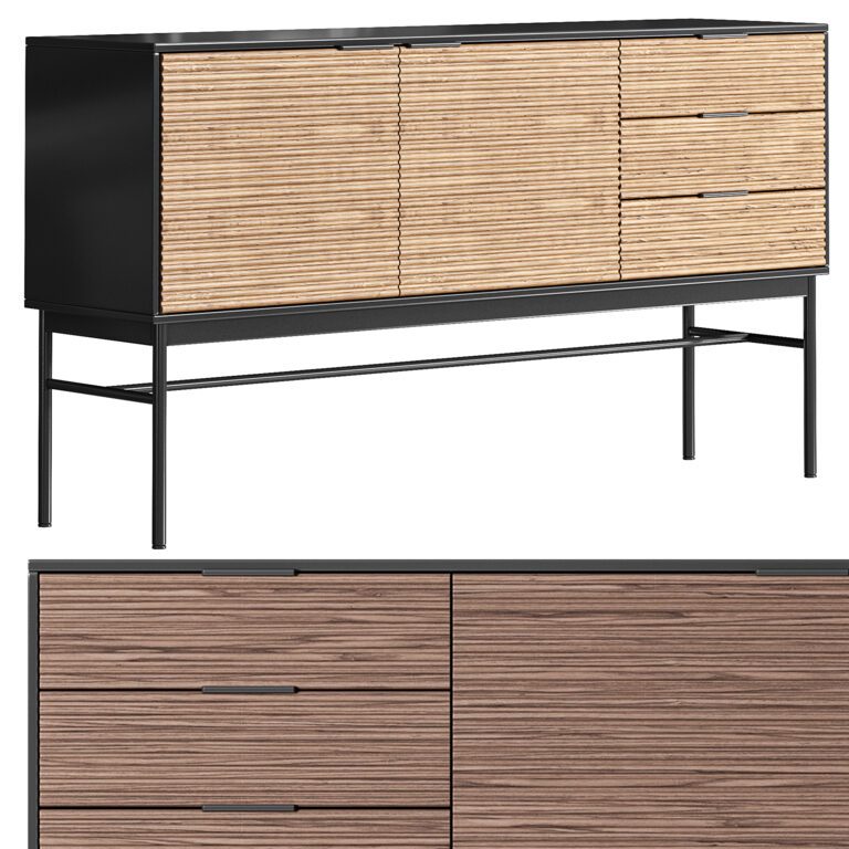 Halmar MURANO console Chest of drawers  (370444), 3d model 1