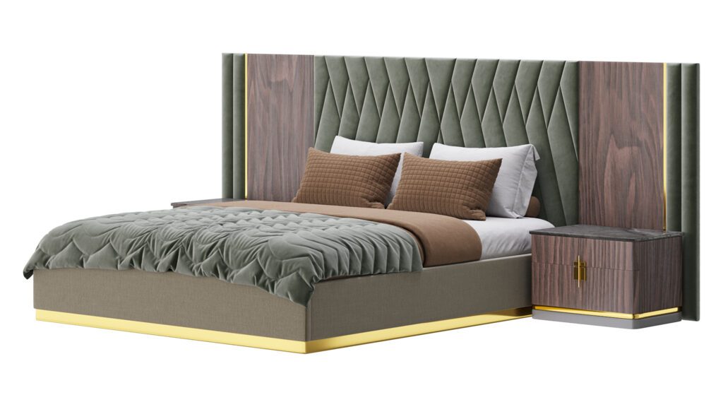 Batha bed (370601), 3d model 1
