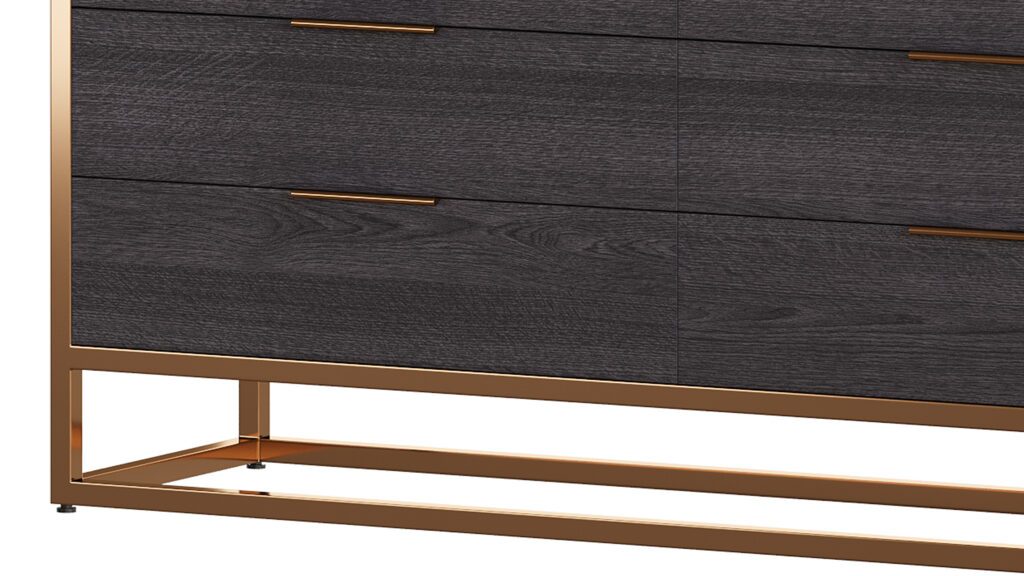 Oxford Black 6-Drawer Dresser (371801) 3D model - Download 3D model Oxford  Black 6-Drawer Dresser (371801) | 371801 | 3d-baza.com