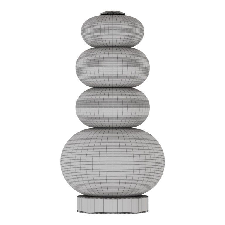 Stacked Candy Look table Lamp (372360) 3D model - Download 3D model ...