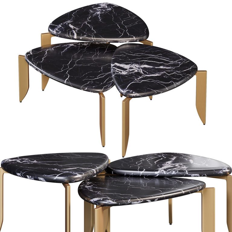 Gray Marble Coffee Table by oroa (372902) 3D model - Download 3D model Gray Marble Coffee Table ...