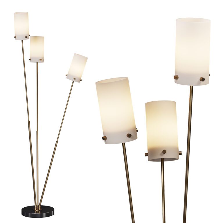Alabaster 3 Bulb Floor Lamp Eichholtz Rodolpho (372925) 3D model ...
