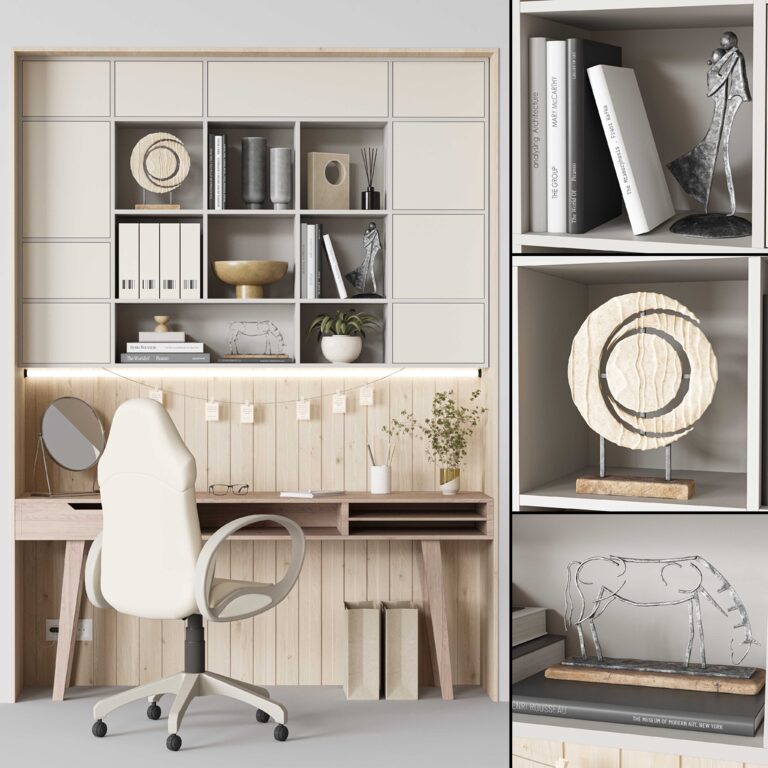 Office Furniture Set 01 (373174) 3D model - Download 3D model Office ...