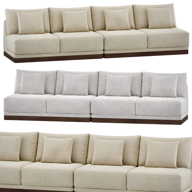 Four hands marley sofa by interiorhomescapes (373200) 3D model ...
