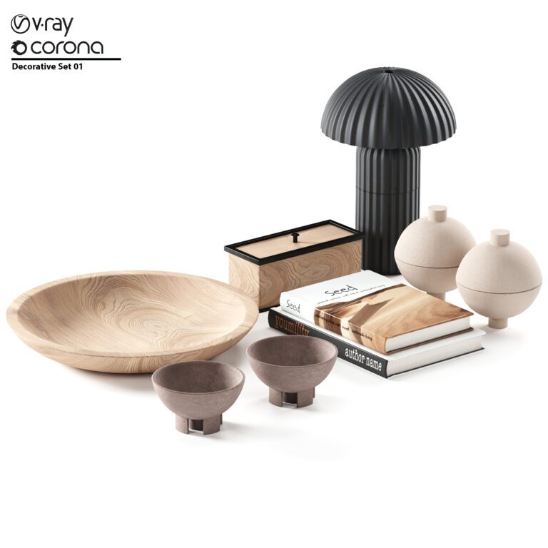 Decorative Set 01 (373535) 3D model - Download 3D model Decorative Set ...