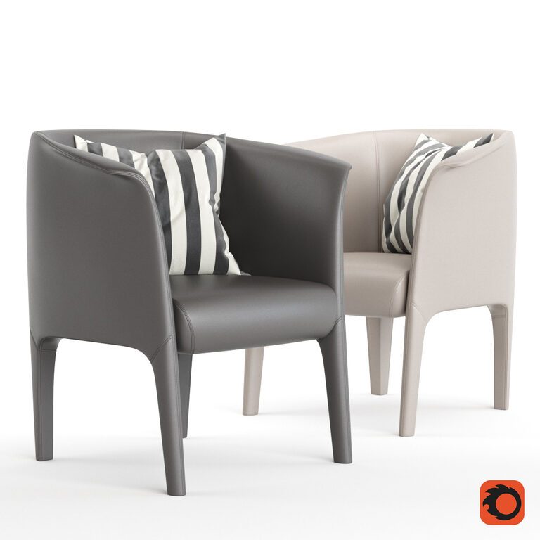 ESTEL GROUP MILO | Easy chair (37476), 3d model 1