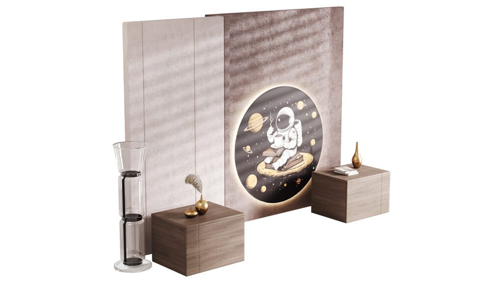 Decorative Wall panel 04 (374971), 3d model 1