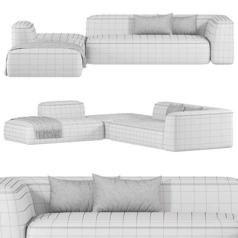 Cloud Sofa By Jemamobili (375101) 3D model - Download 3D model Cloud ...