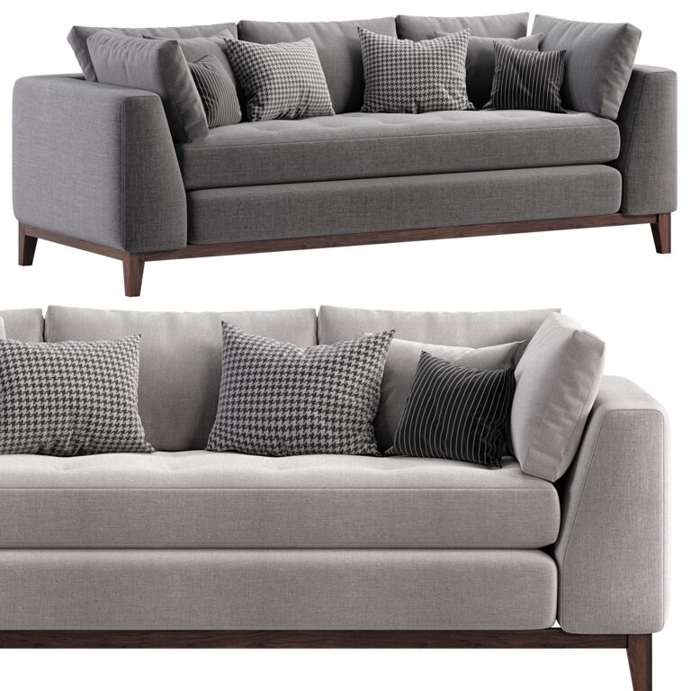 Кутовий диван Arhaus (375189), 3d модель 1