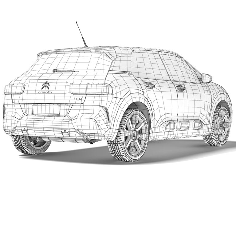 Citroen C4 Cactus 2018 car (376052) 3D model - Download 3D model Citroen C4  Cactus 2018 car (376052) | 376052 | 3d-baza.com