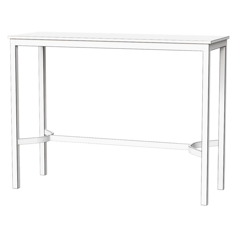 Bronzed/Black Fenix Nano Laminate Drip HW113 Dining Table (376512) 3D ...