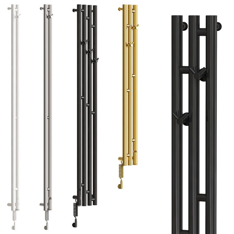 Electric heated towel rail Set Sunerzha (376646), 3d model 1
