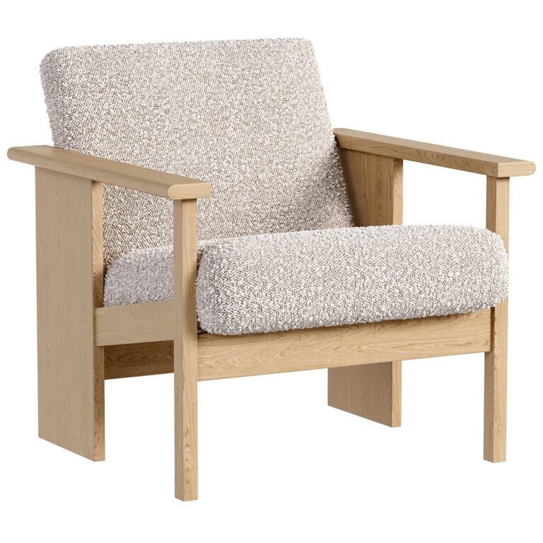 Block Lounge Chair (376984) 3D model - Download 3D model Block Lounge ...