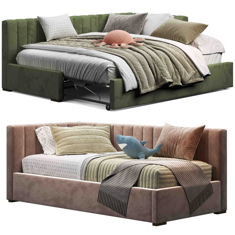 Nathan Corner Bed (377437) 3D model - Download 3D model Nathan Corner ...
