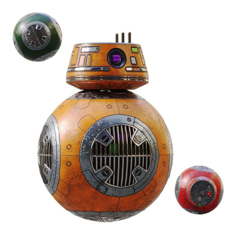 Дроид BB-9e (377637), 3д модель 1