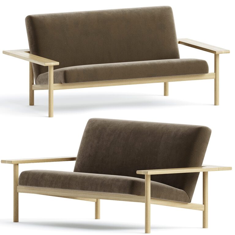 Диван Kinoko Designer Mentsen (378739), 3д модель 1