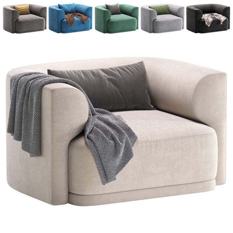 Armchair ARAD By Cazarina Interiors (379134), 3d model 1
