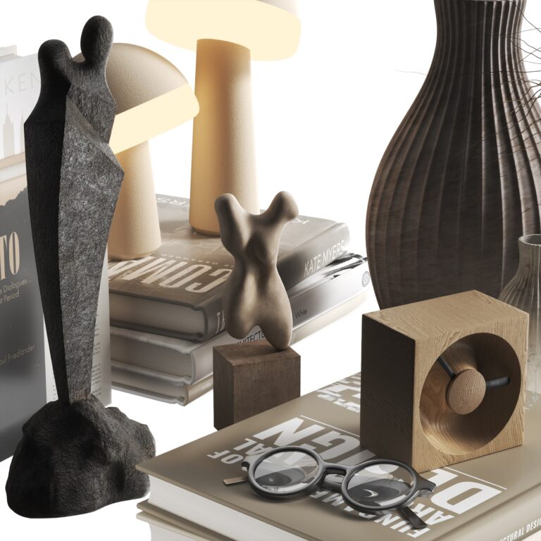 Decorative set 01 (379174) 3D model - Download 3D model Decorative set ...