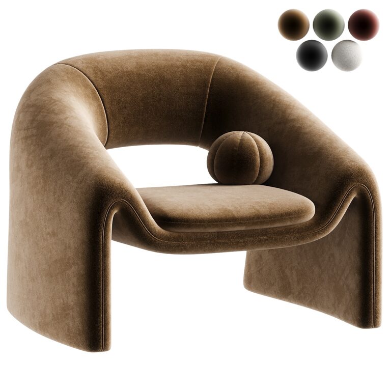 Armchair 6 (379313), 3d model 1