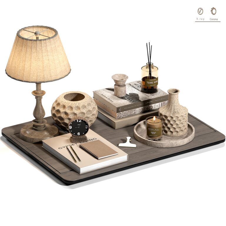 Decorative set 1 (379410) 3D model - Download 3D model Decorative set 1 ...