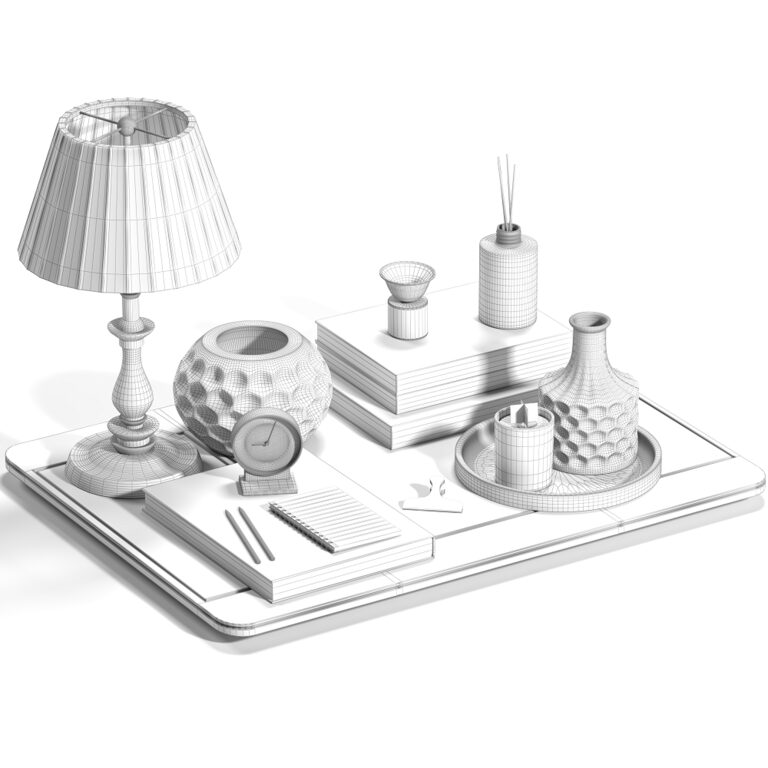 Decorative set 1 (379410) 3D model - Download 3D model Decorative set 1 ...