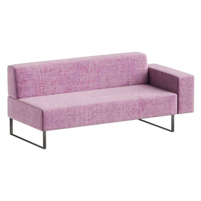 Pink sofa (379490), 3d model 1