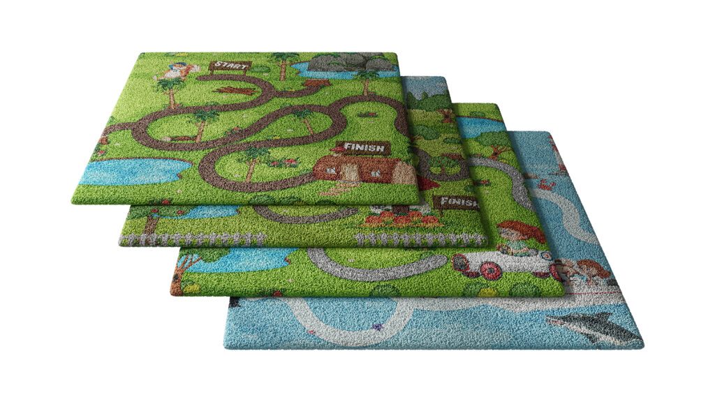 Kids carpet set 2 (379835), 3d model 1