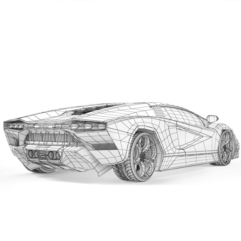 Lamborghini Countach LPI 800-4 2021 car (380172) 3D model - Download 3D ...