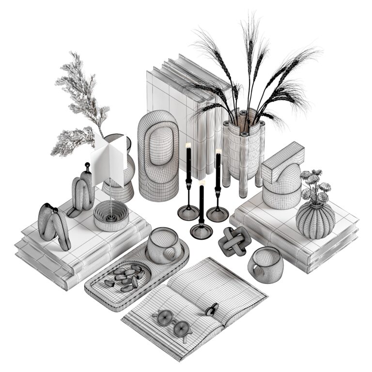 Decorative Set 06 (380415) 3D model - Download 3D model Decorative Set ...