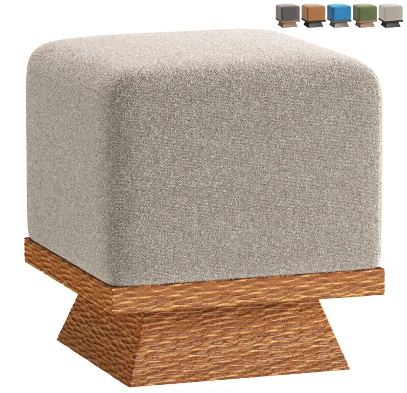 Pouf Alfie By Manner & Matter (380780), 3d model 1