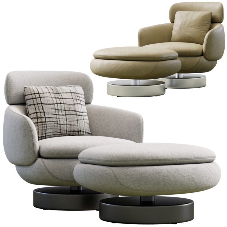 Віденський стіл від Minotti (380976), 3d модель 1