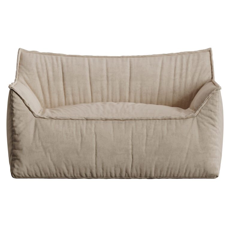 Frameless sofa loft natural linen (381060) 3D model - Download 3D model ...