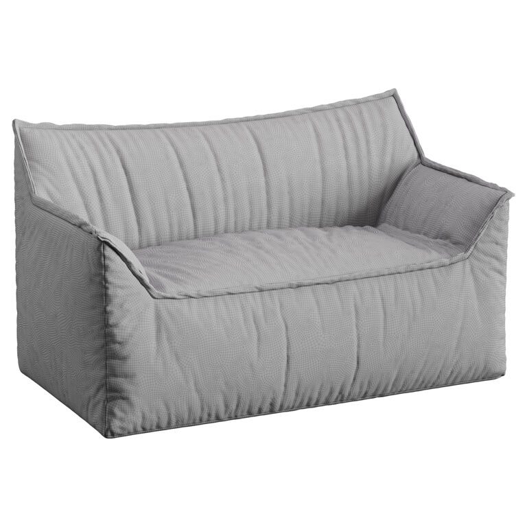 Frameless sofa loft natural linen (381060) 3D model - Download 3D model ...