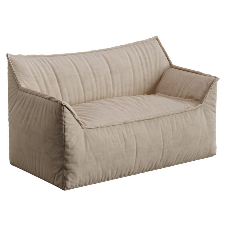 Frameless sofa loft natural linen (381060) 3D model - Download 3D model ...