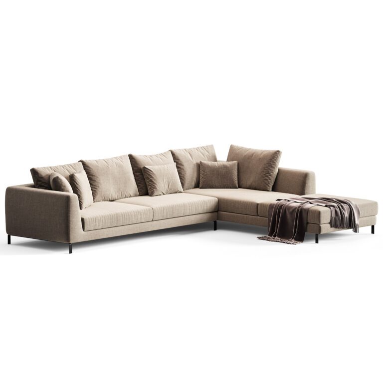 B&B ITALIA Ray Corner Sectional Sofa (381491) 3D model - Download