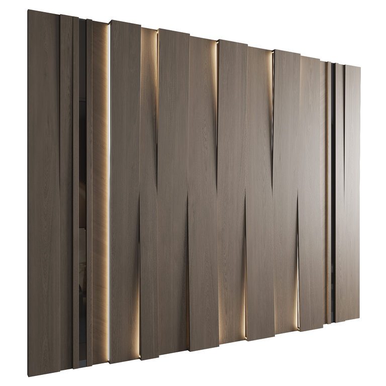 Headboard Wall Panel Decorative 156 (382157) 3D model - Download 3D ...