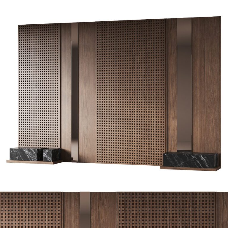 Headboard 1 (382547), 3d model 1