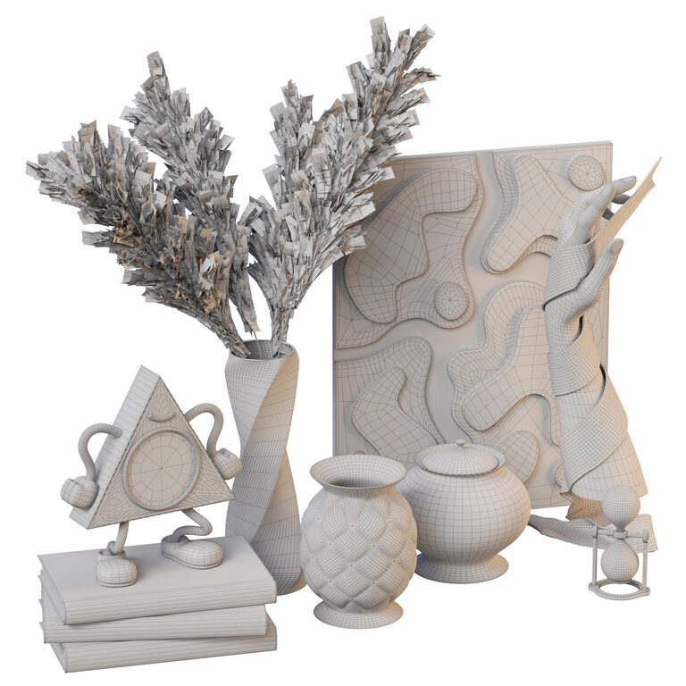Decorative set 1 (383446) 3D model - Download 3D model Decorative set 1 ...