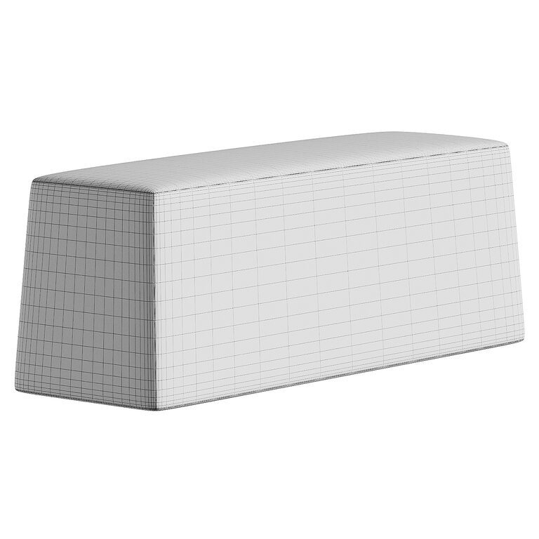 Bench white 3 (383474) 3D model - Download 3D model Bench white 3