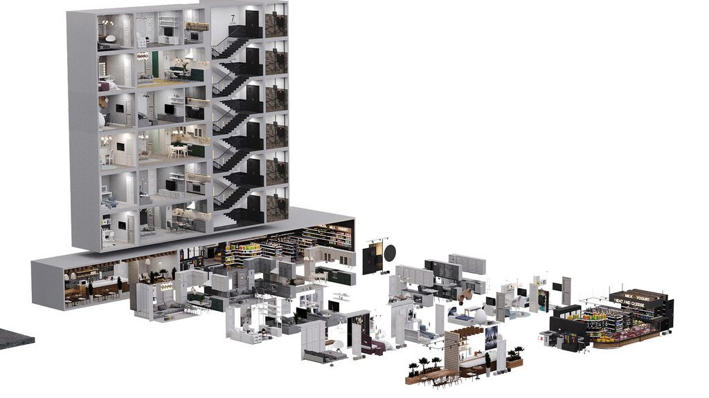 Civic/Commercial Building 3D models - Download 3D models | 3d-baza.com