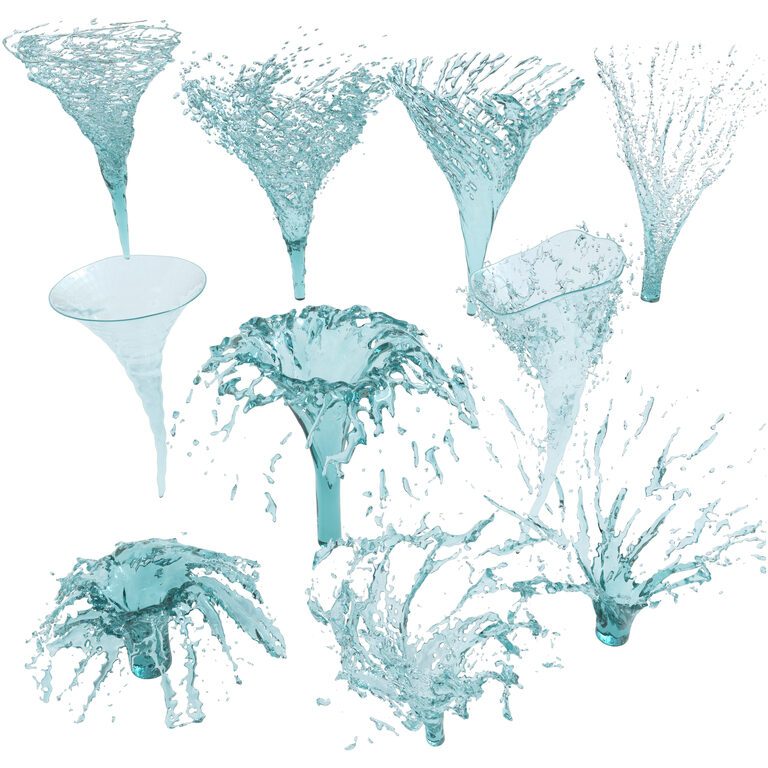 10 Water Splash Vol 8 (384321), 3d model 1