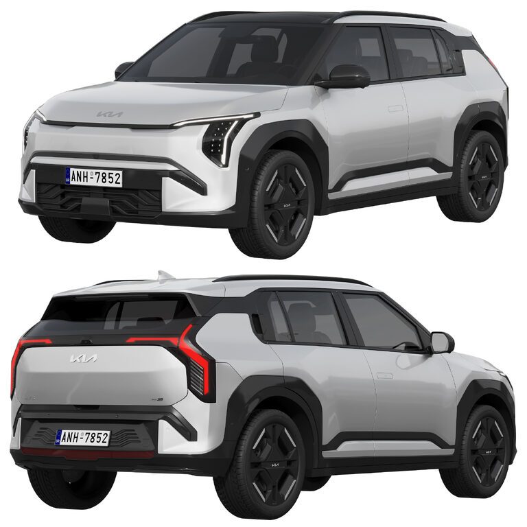 Kia EV3 GT-line car (384341), 3d model 1
