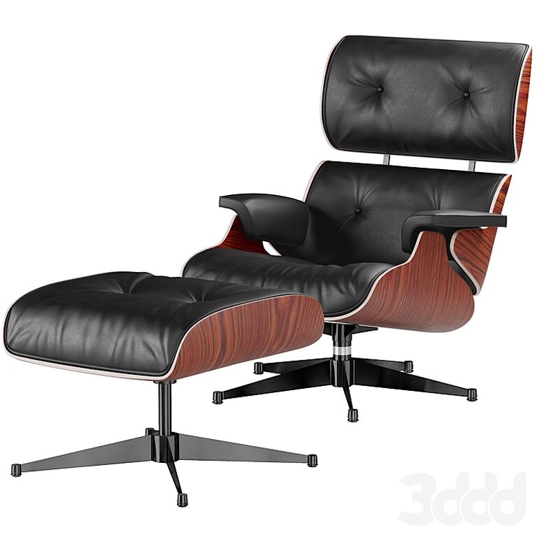 LOUNGE стілець і PALISSANDRO пооф (384881), 3d модель 1