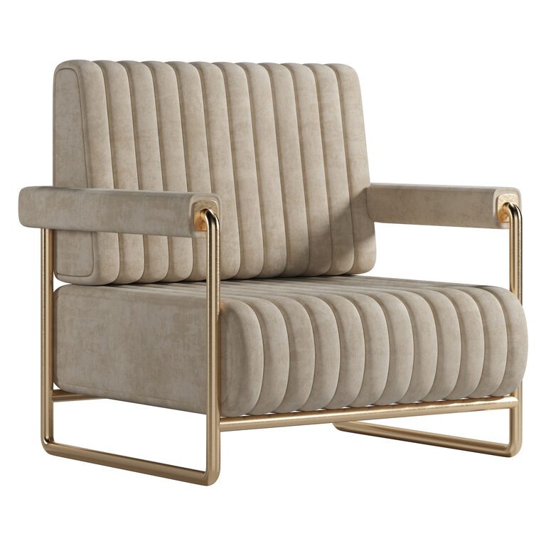 AlvaMusa - Valley armchair (385415), 3d model 1