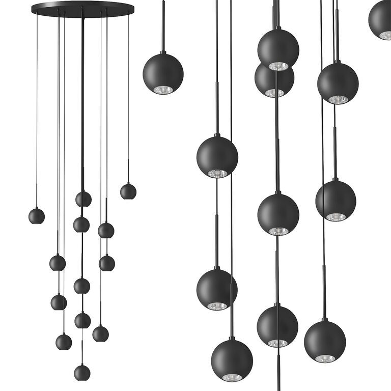 Lita chandelier by Aromas Del Campo (385617), 3d model 1