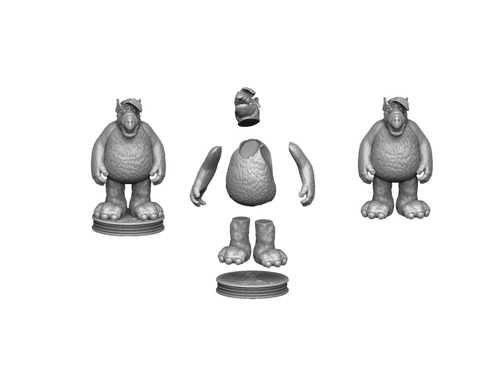 Alf 2 for 3D printing. STL. (385840) 3D model - Download 3D model Alf 2 ...