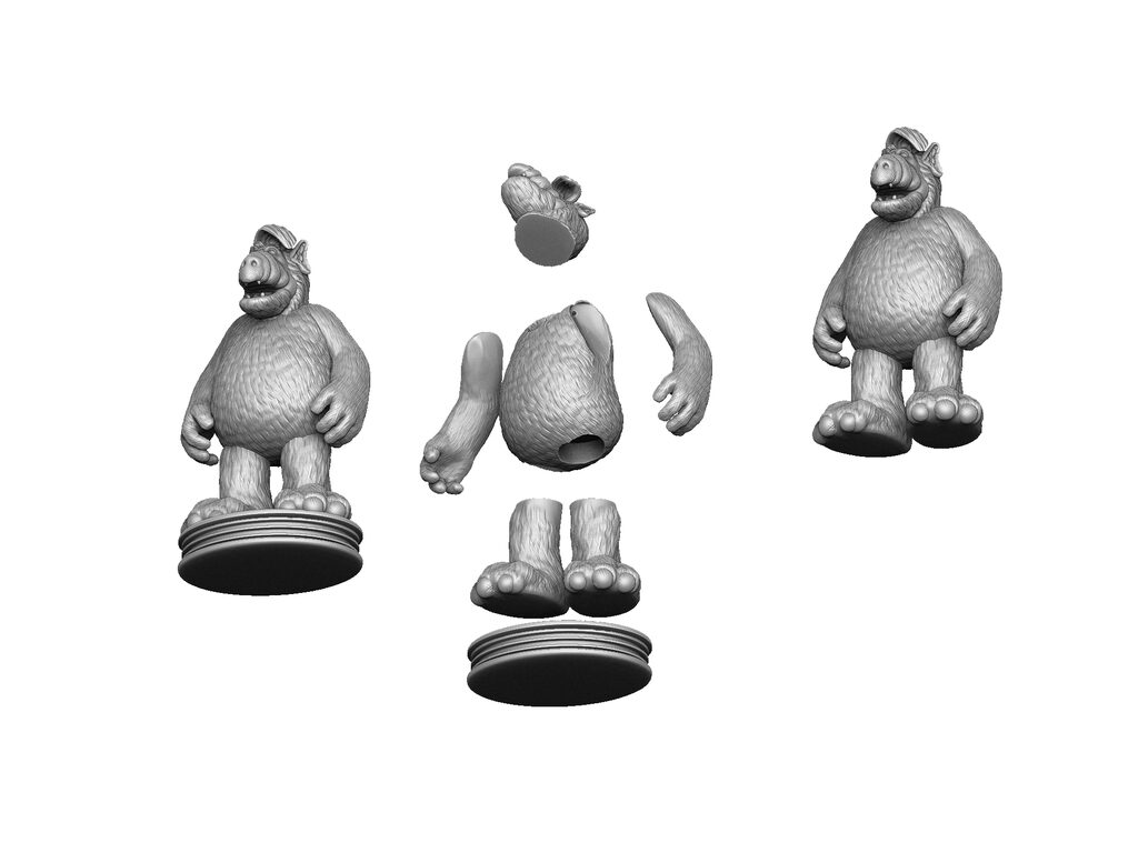 Alf 2 for 3D printing. STL. (385840) 3D model - Download 3D model Alf 2 ...