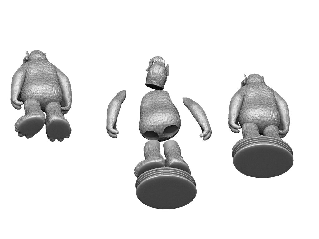 Alf 2 for 3D printing. STL. (385840) 3D model - Download 3D model Alf 2 ...
